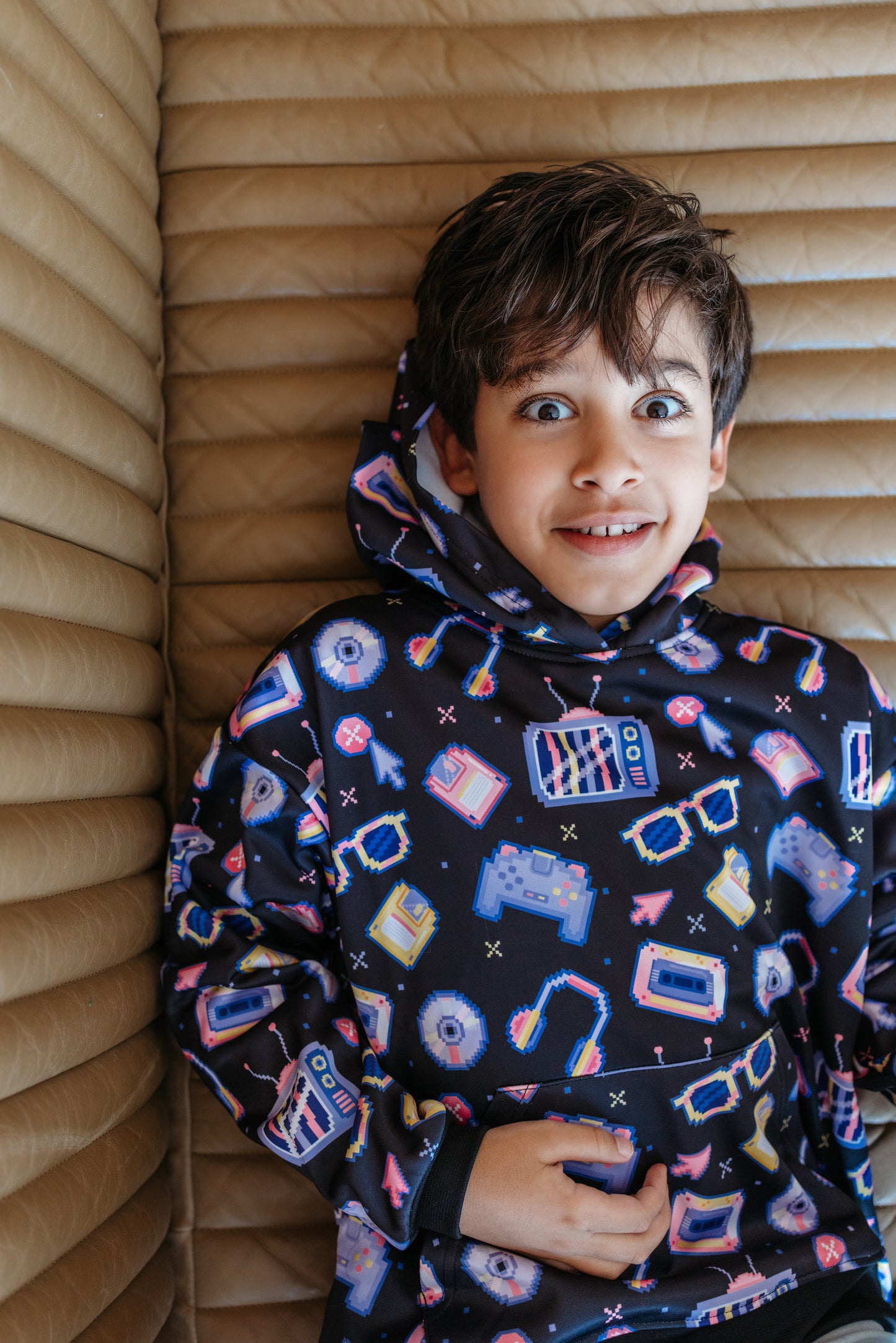 Retro Rush Hoodie – Retro Gaming Hoodie for Boys