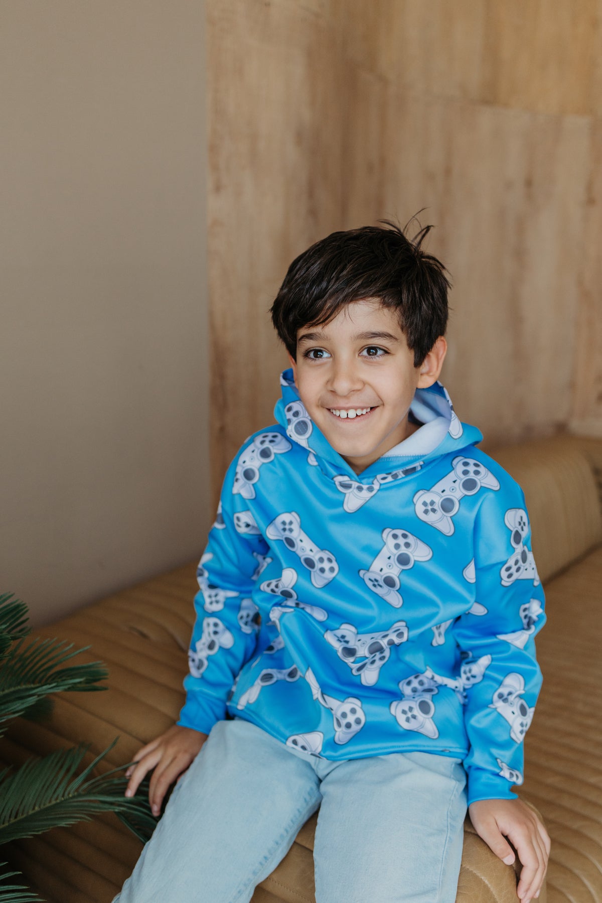 Player One Hoodie Blue - Gaming Hoodie for Boys