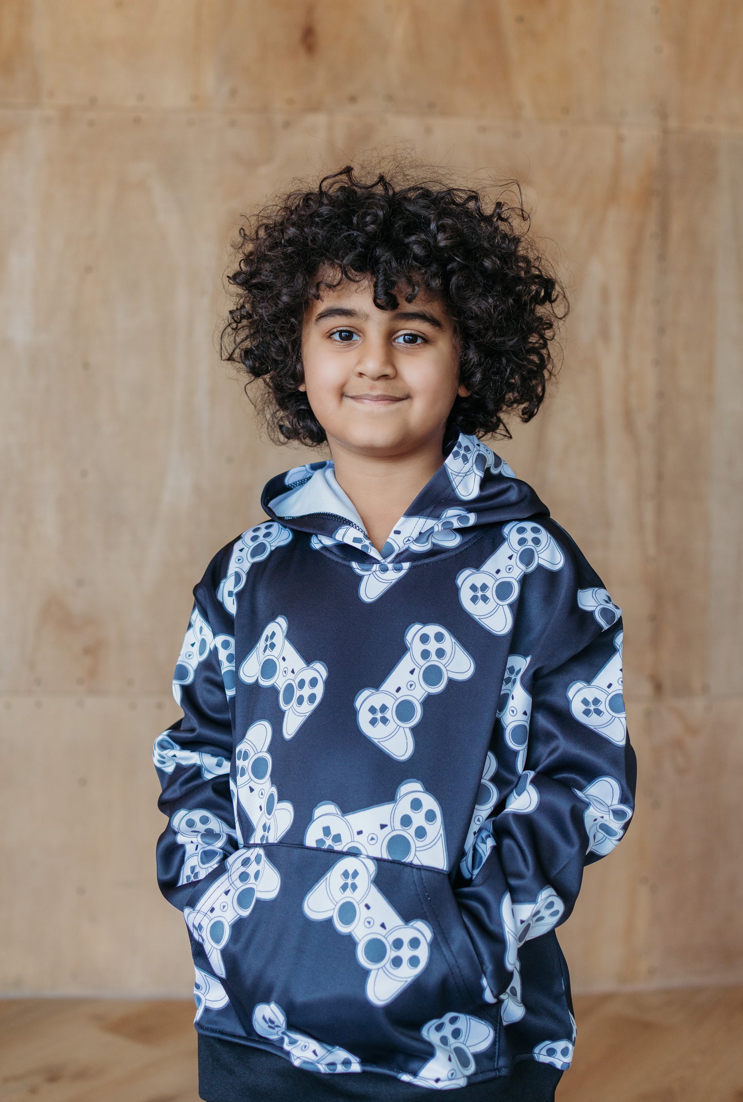 Player One Hoodie Black - Gaming Hoodie for Boys