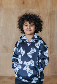 Player One Hoodie Black - Gaming Hoodie for Boys
