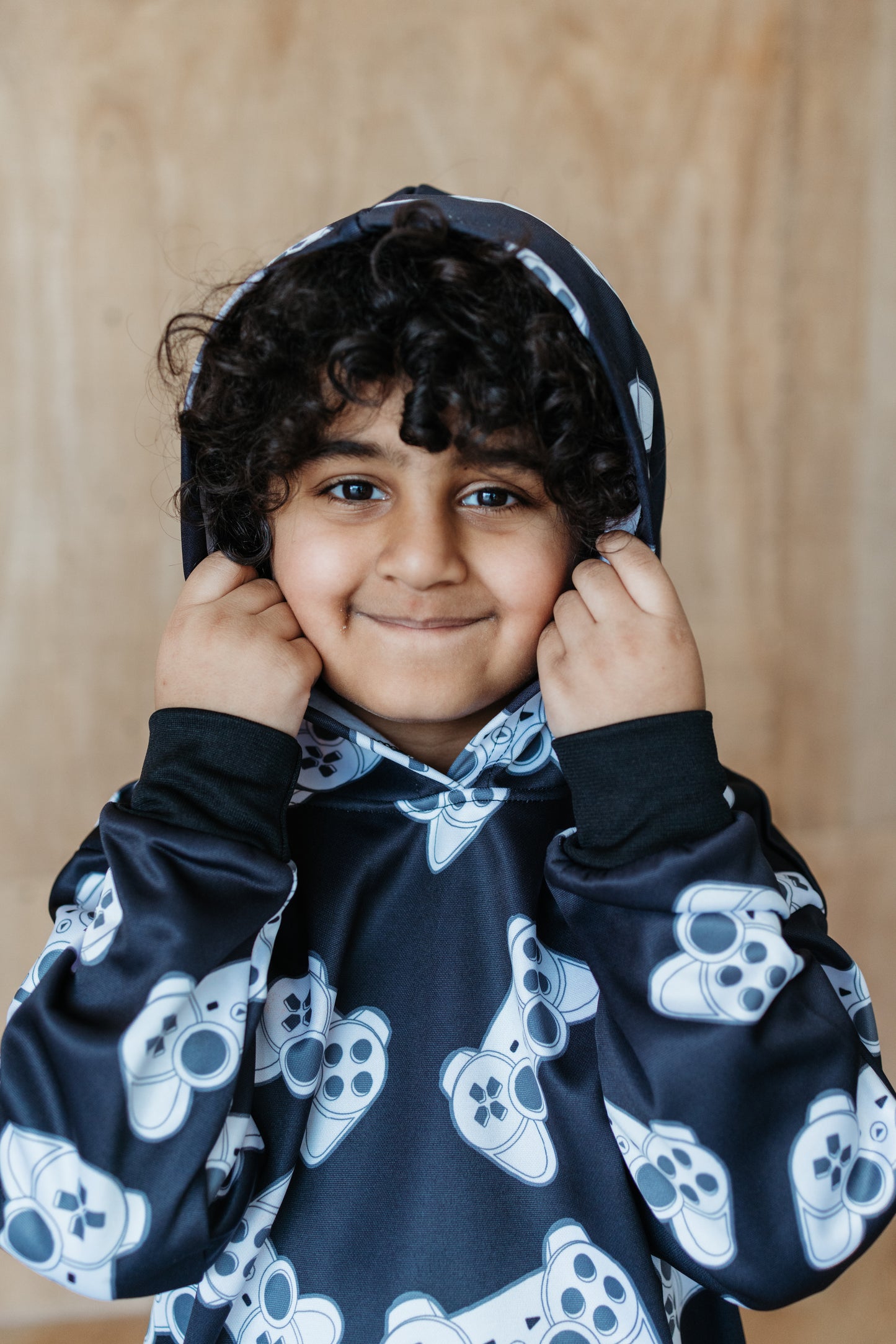 Player One Hoodie Black - Gaming Hoodie for Boys