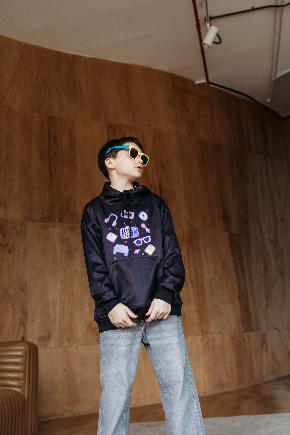 Pixel Pulse Hoodie – Retro Gaming Hoodie for Boys