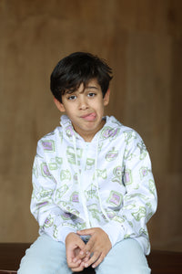 Tech Flow Zip Hoodie Multicolor – Tech Hoodie for Boys