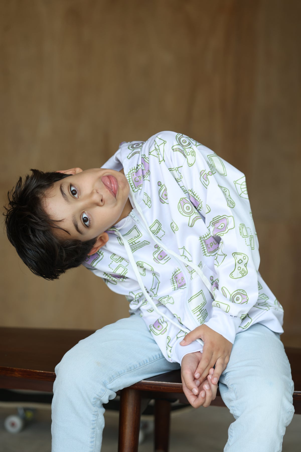 Tech Flow Zip Hoodie Multicolor – Tech Hoodie for Boys