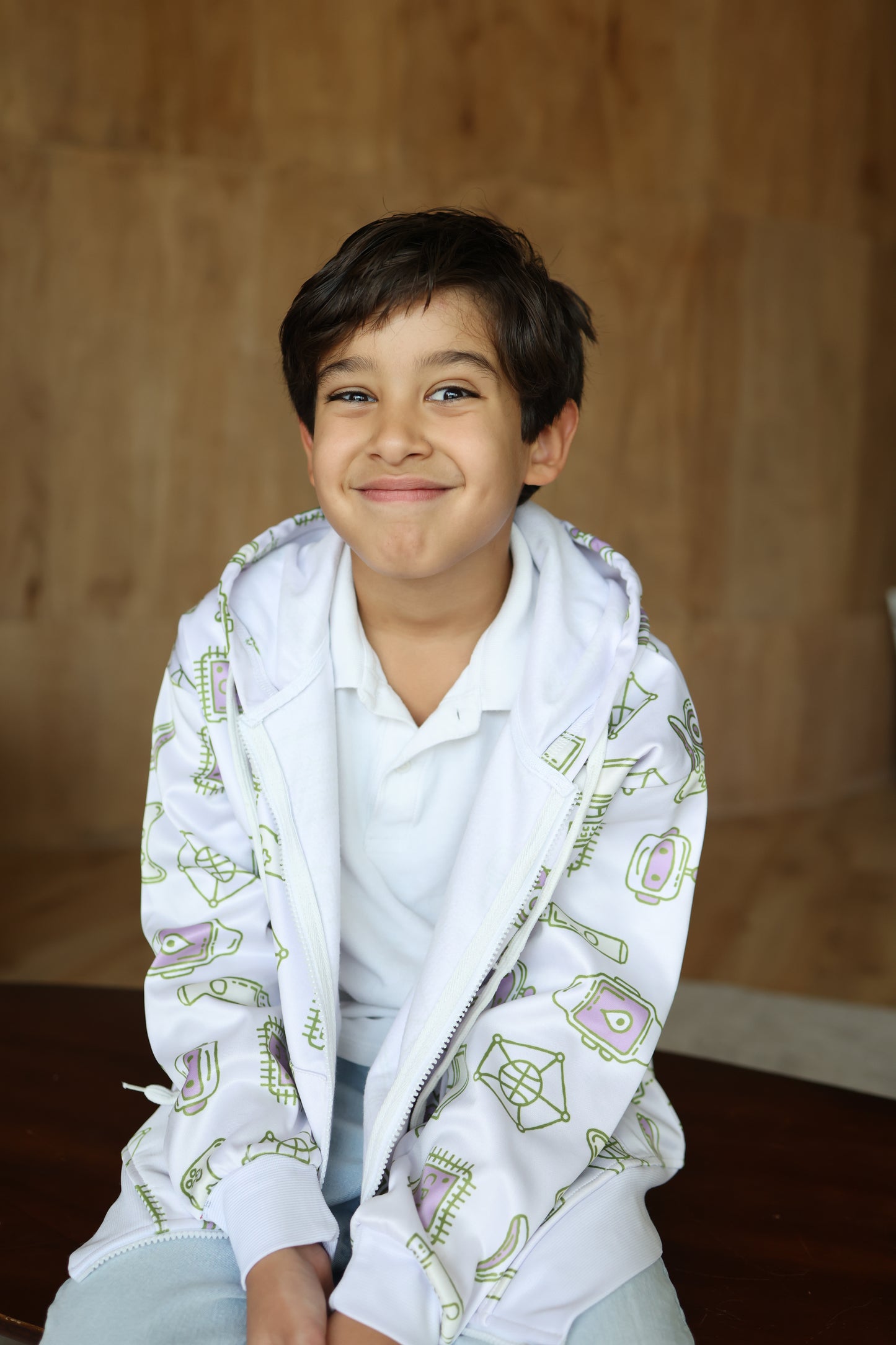 Tech Flow Zip Hoodie Multicolor – Tech Hoodie for Boys