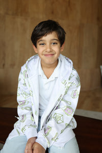 Tech Flow Zip Hoodie Multicolor – Tech Hoodie for Boys