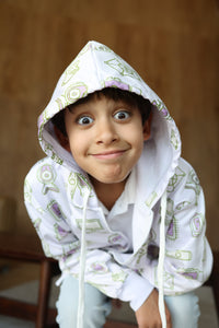 Tech Flow Zip Hoodie Multicolor – Tech Hoodie for Boys